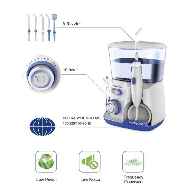 Máy tăm nước V300 Waterpulse vệ sinh răng miệng