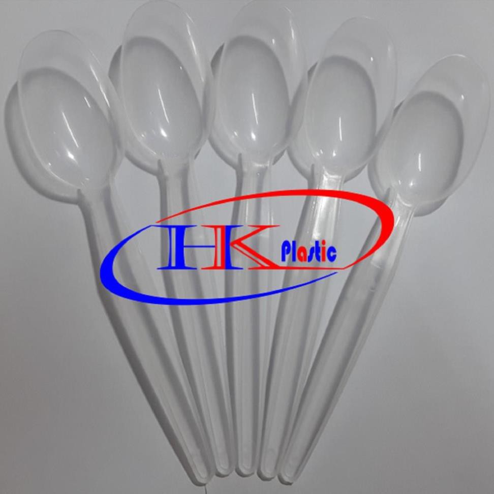 (ngocbau.36) Thìa nhựa mẫu dùng 1 lần