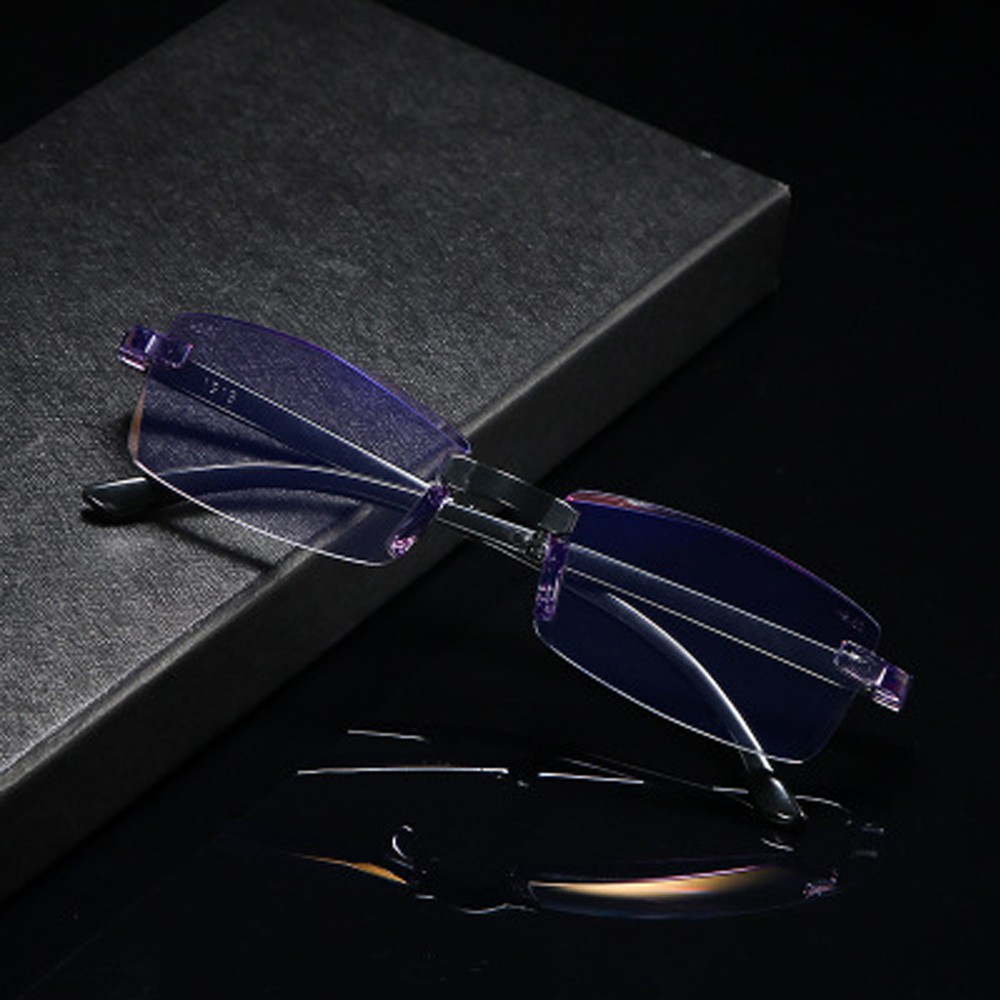 (Hàng Mới Về) Kính Đọc Sách Chống Mỏi Mắt Chống Tia Sáng Xanh Có Thể Gấp Gọn Tiện Dụng + 100 ~ + 400