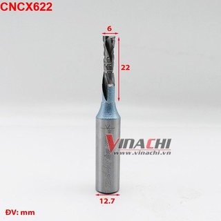 MŨI CẮT XOẮN CNC TIDEWAY CỐT 12.7MM - 1 MŨI
