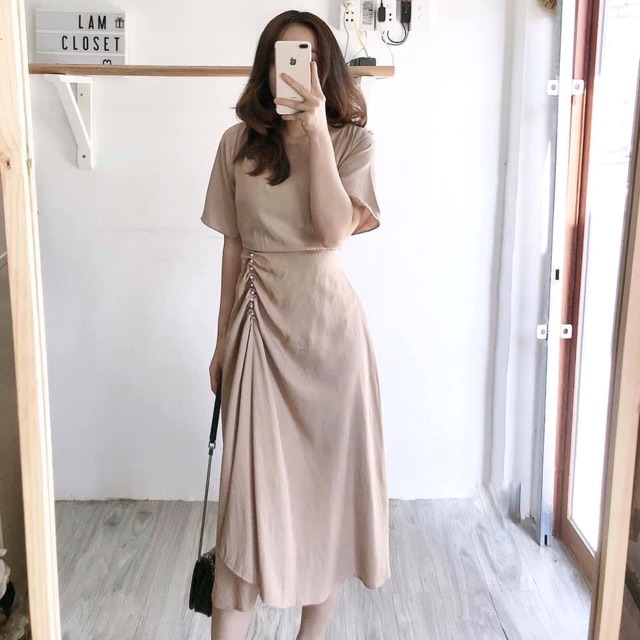 Đầm xoè nhún eo chuổi | BigBuy360 - bigbuy360.vn