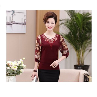 áo len cho mẹ cho bà ( pha voan)