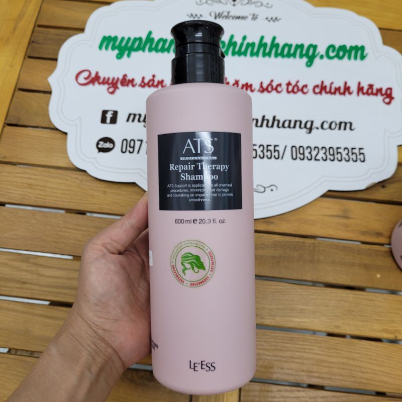 LẺ DẦU GỘI HOẶC DẦU XẢ PHỤC HỒI PHỦ BÓNG SAU UỐN ATS REPAIR THERAPY 600ML - 1000ML