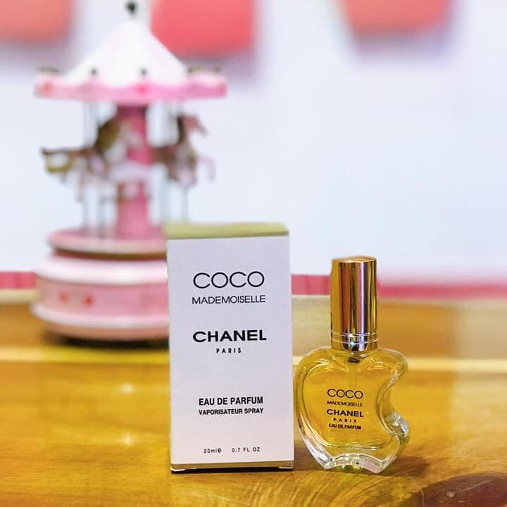 Nước hoa nữ Coco Mademoiselle chai mini 20ml dạng xịt- Mùi coco vàng EDP