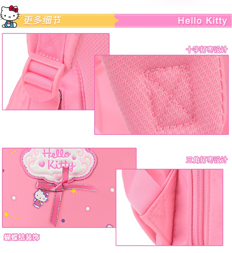 Balo Đi Học Hình Hello Kitty Cho Bé Gái Lớp 3-6 Lớp 10-15 Tuổi