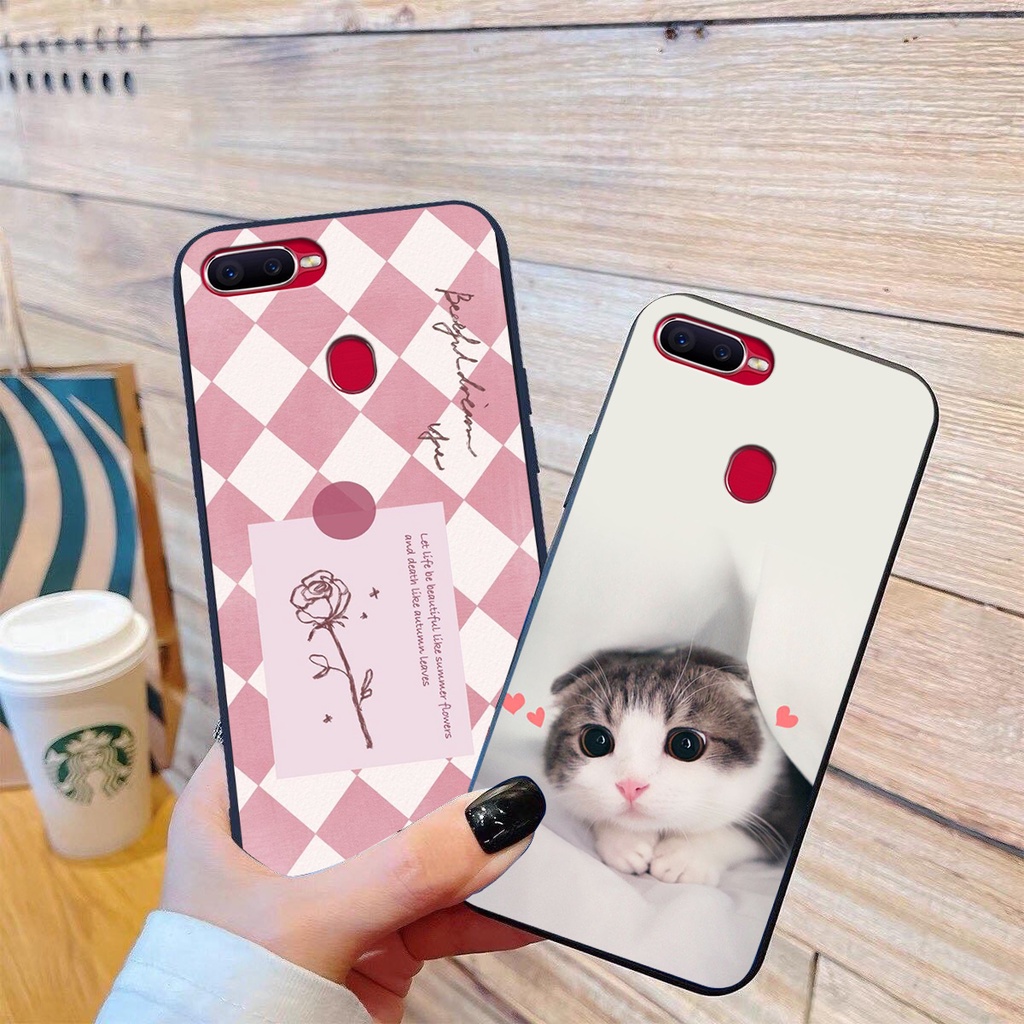 Ốp lưng Oppo A5S / A7/ F9 / A12 in hình cao cấp mẫu kẻ caro,mikenbe@r siêu hot