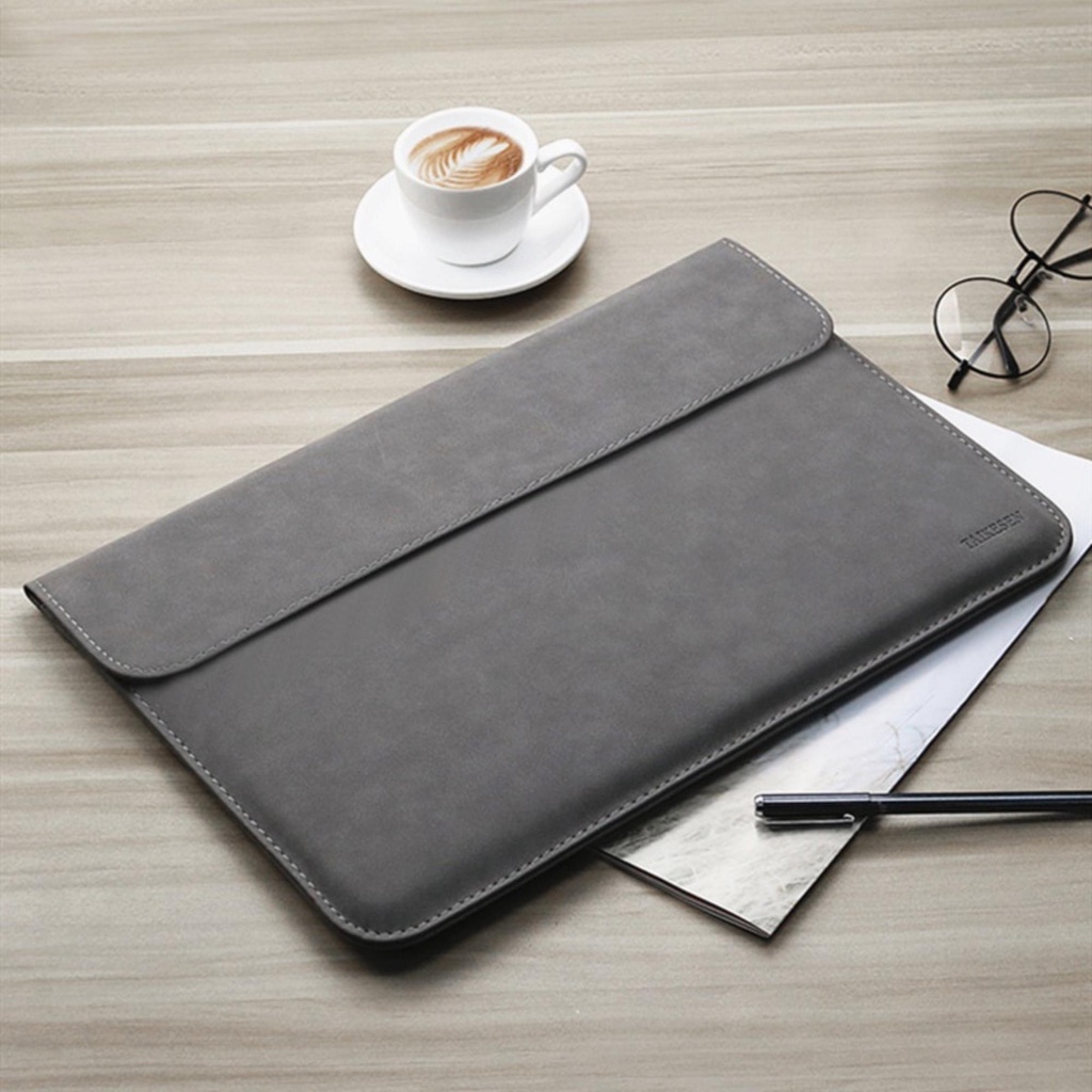 Túi Da Chống Sốc Macbook/ Surface/ Laptop Kháng Nước Siêu Mỏng Thời Trang 13/14/15/16 inch