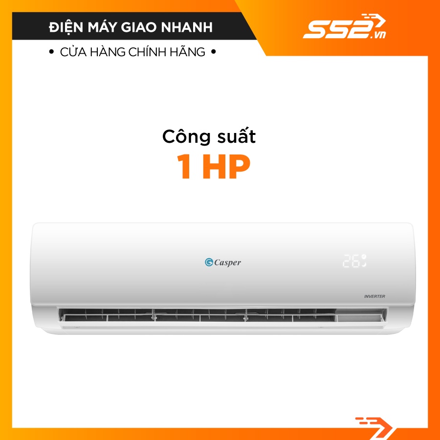 [Miễn Phí Lắp Đặt TP.HCM] Máy lạnh Casper Inverter MC-09IS33-Hàng Chính Hãng