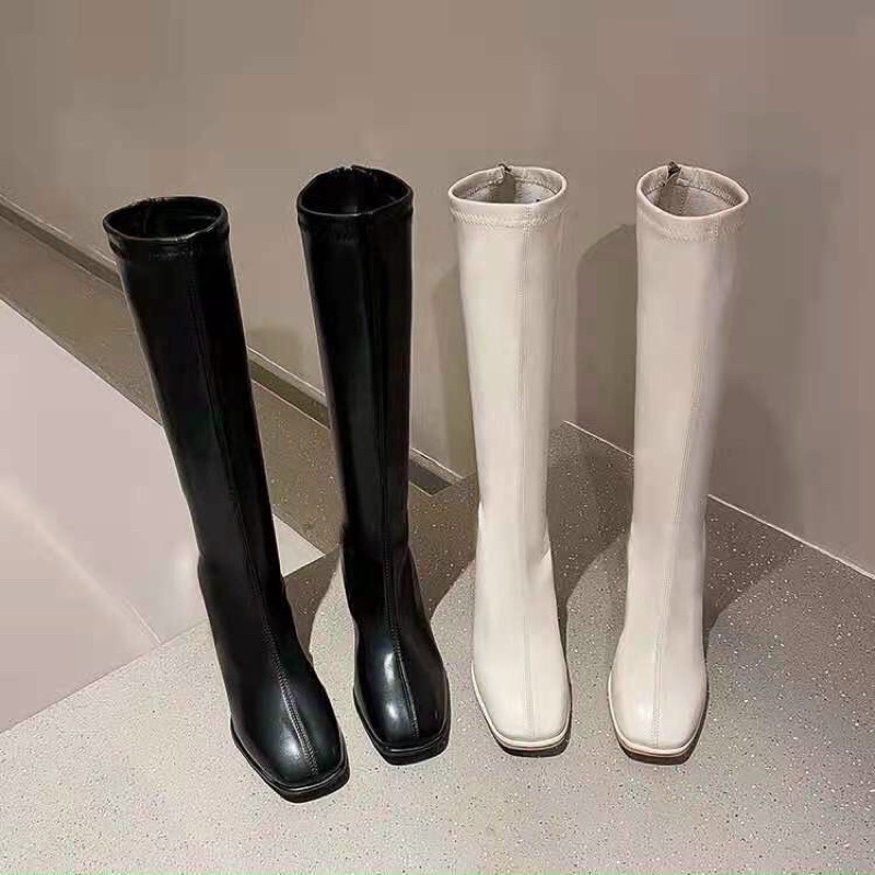 Bốt nữ cao cổ da lì  7p khoá sau hot 2022(Mã 989) | BigBuy360 - bigbuy360.vn