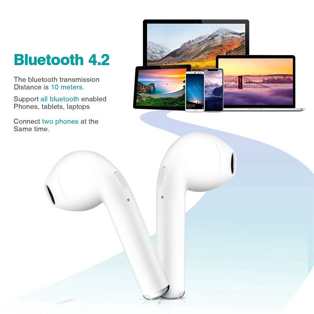 Tai nghe bluetooth không dây I7S Tws có hộp sạc chất lượng