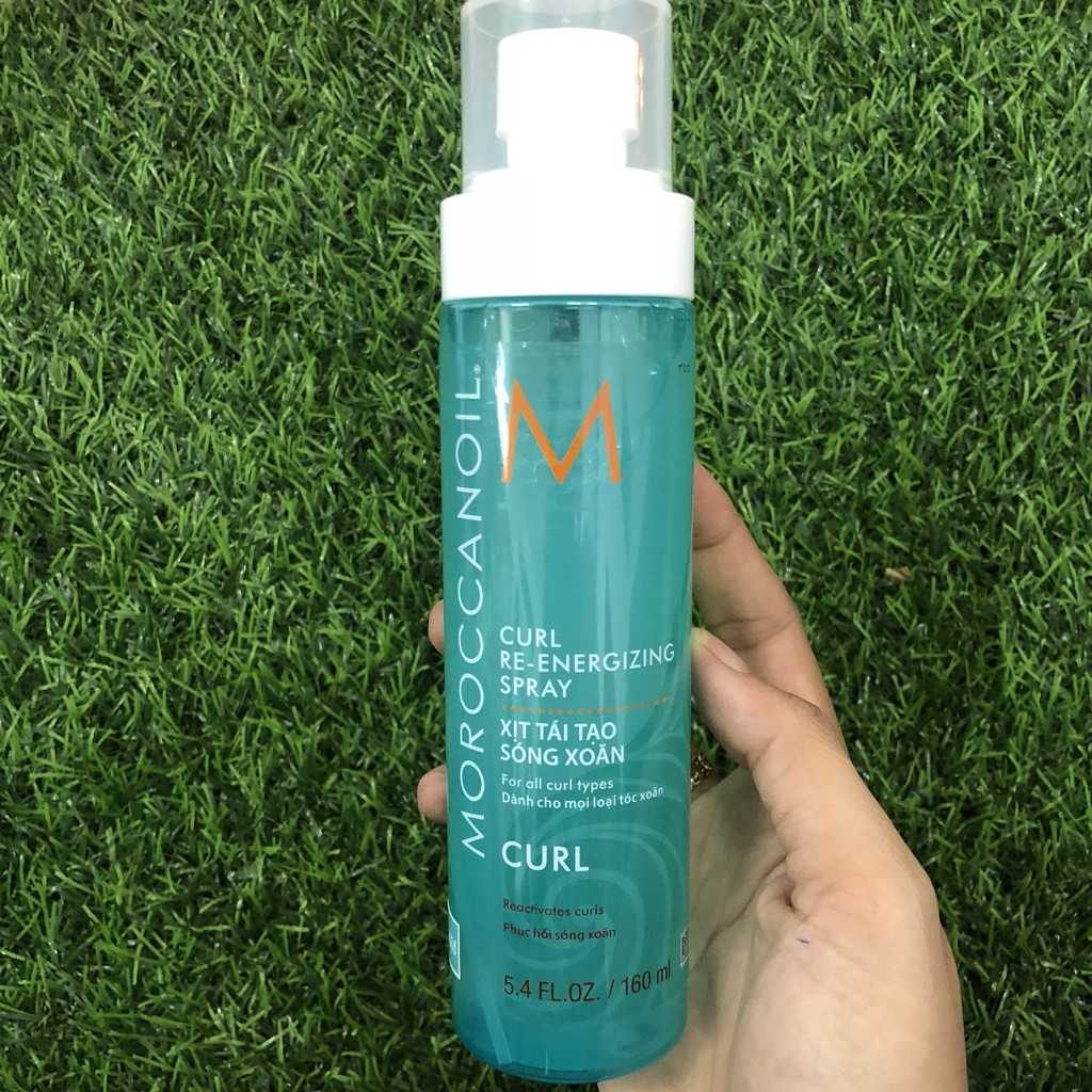 Xịt tái tạo sóng xoăn Curl Re-Energizing Spray Moroccanoil 160ml