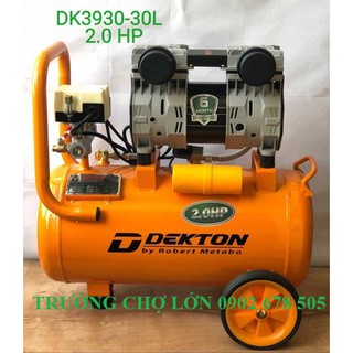 Máy nén khí không dầu Dekton DK-3930 - 2HP, 30L