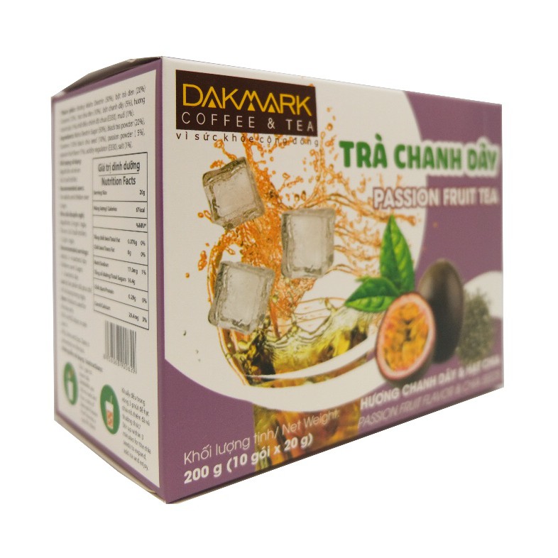 Trà trái cây Vị chanh dây DakMark 200g (10 gói*20g) | BigBuy360 - bigbuy360.vn