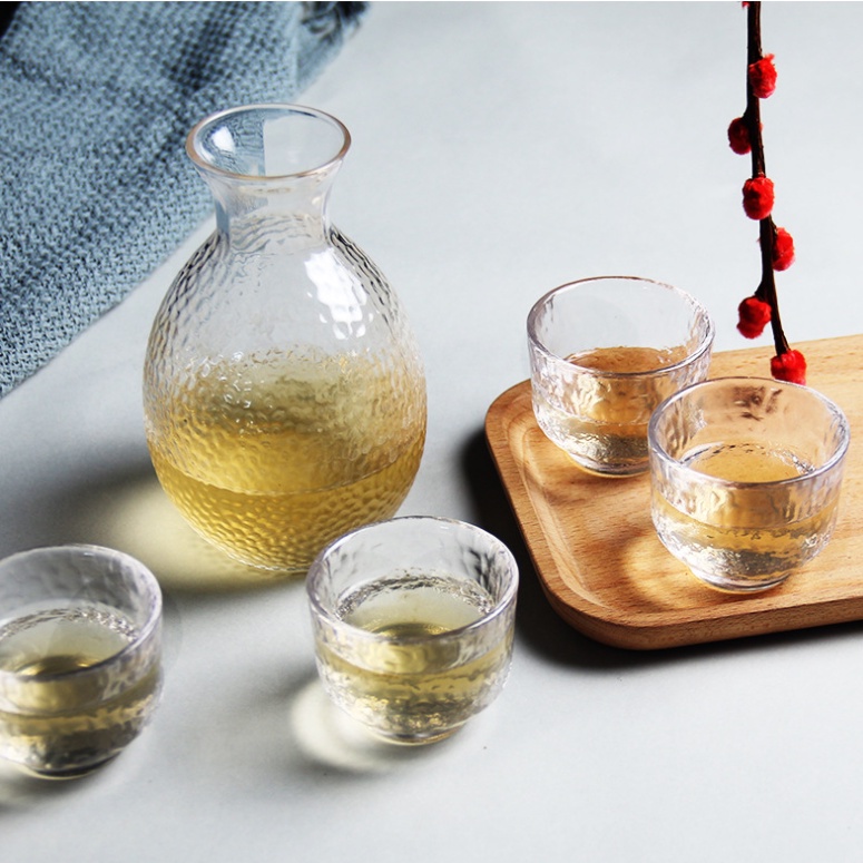 Bộ Bình rượu Sake thủy tinh chịu nhiệt cao cấp Nhà Vin