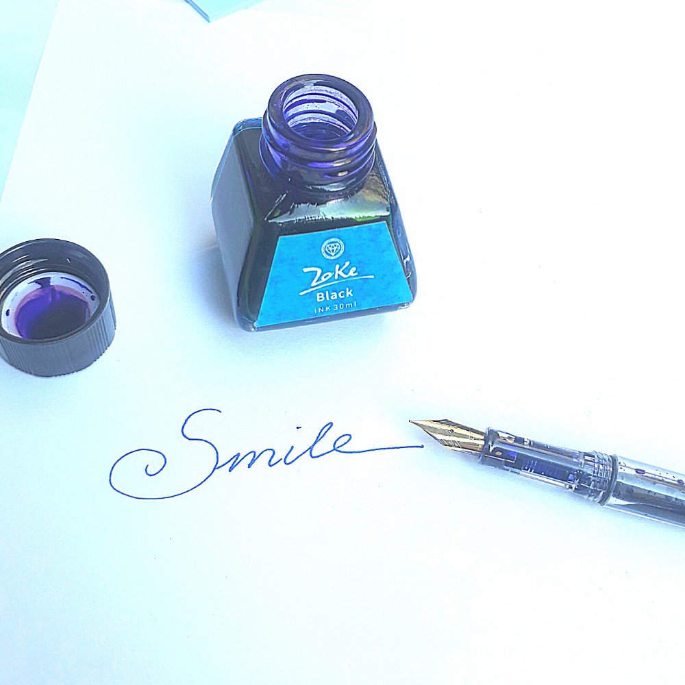 Bình Mực Ink Bút Máy Zoke - Mực Màu Xanh Dương