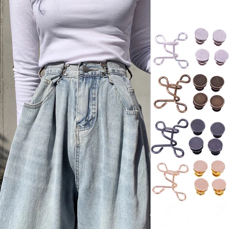 Khóa thắt lưng gắn quần jean có thể tháo rời được cho nam nữ