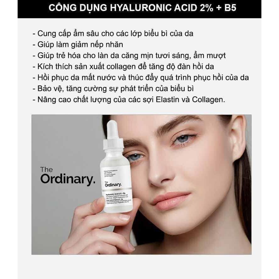 [Bản Canada]The Ordinary Hyaluronic Acid 2% + B5 Tinh chất dưỡng ẩm phục hồi | BigBuy360 - bigbuy360.vn
