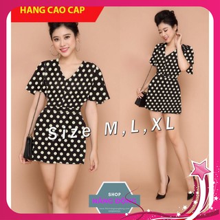 Đồ Bay Ngắn 🎁FREESHIP🎁 Jum short chấm bi tay cánh dơi xinh xắn TJ794