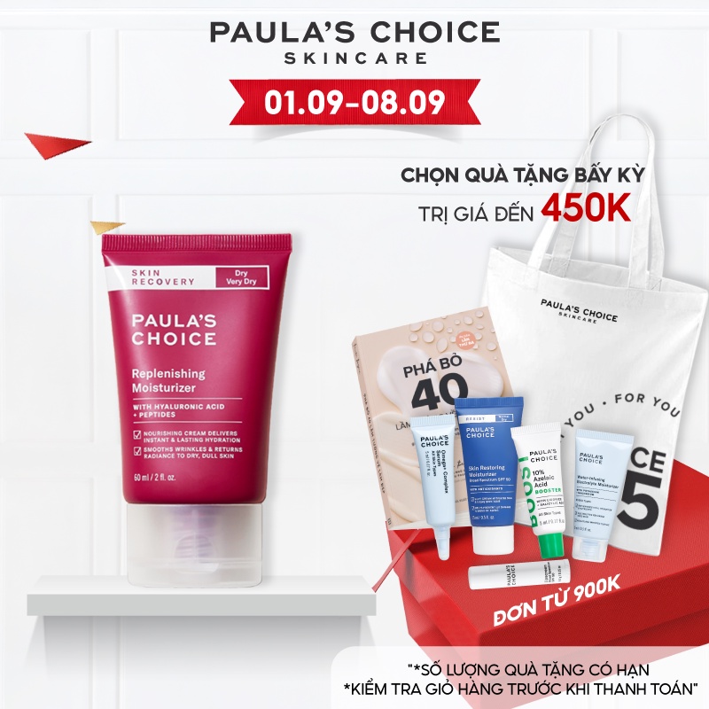 Kem dưỡng ẩm phục hồi nhanh chóng cho da khô Paula's Choice Skin Recovery Replenishing Moisturizer 60 ml 1860