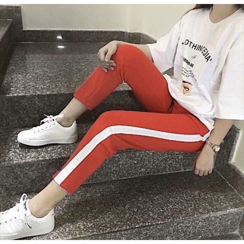 Quần jogger pants sọc