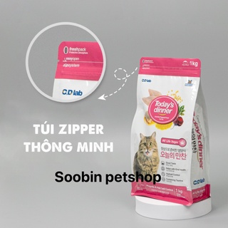 1 kg thức ăn cho mèo mọi lứa tuổi 5kg - today's dinner