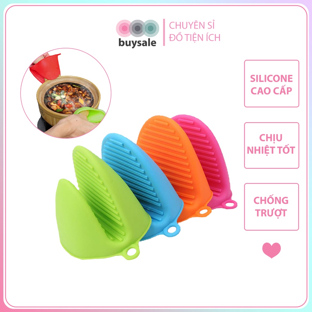 Miếng nhấc nồi hình mỏ vịt, chất liệu silicone cao cấp, chống trượt, chịu nhiệt - buysale - BSPK207