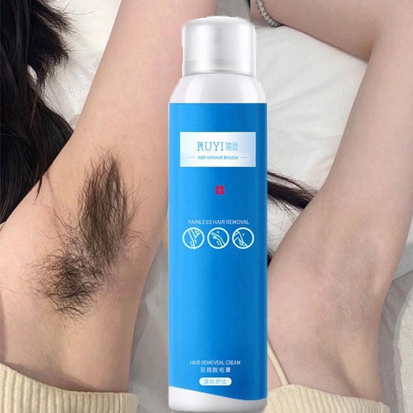 Kem tẩy lông toàn thân vùng kín xịt tẩy lông nách 120ML vĩnh viễn tẩy lông bỏ chân lông không lưu lại điểm đen
