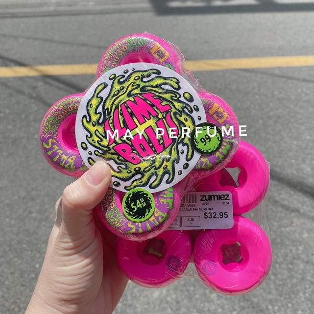 Bộ Bánh Ván Trượt SLIME BALLS 54mm 99A Skateboard Wheels