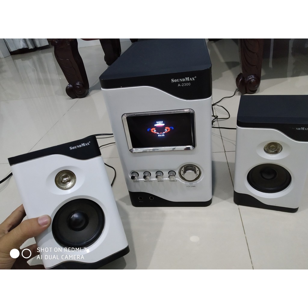 Loa vi tính soundmax A2300 Đã qua sử dụng tặng jack 3.5 loại tốt