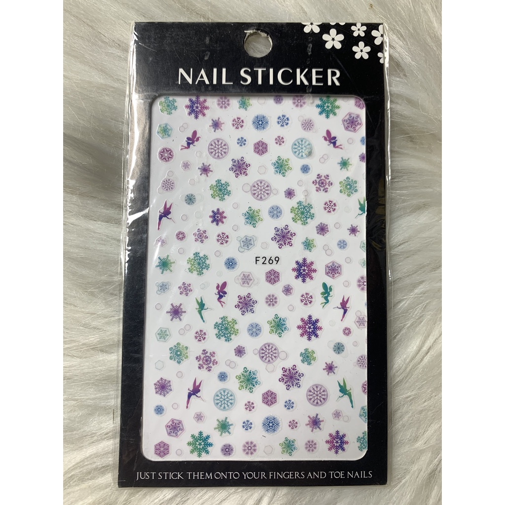 Sticker Trang Trí Móng Noel Siêu Đẹp 2