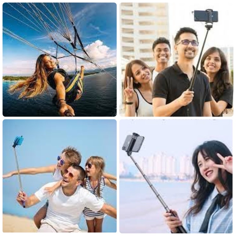 Gậy Chụp Ảnh Selfie Kèm Remote Kiêm Tripod Giá Đỡ Điện Thoại 3 Chân Có Đèn Led Trợ Sáng