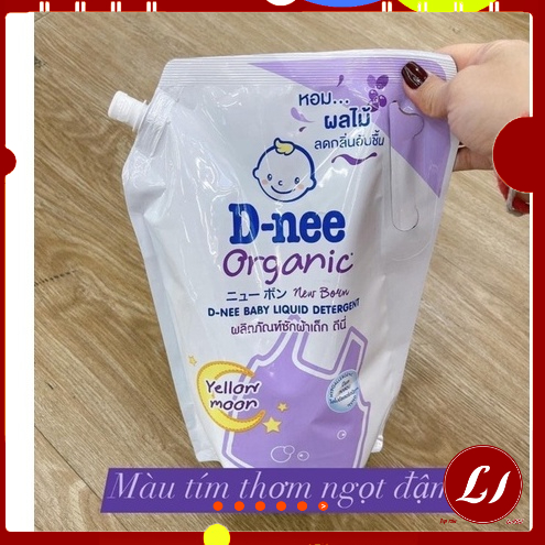 Nước giặt Dnee Organic hàng nội địa Thái Lan cho bé( Túi 1400ml)