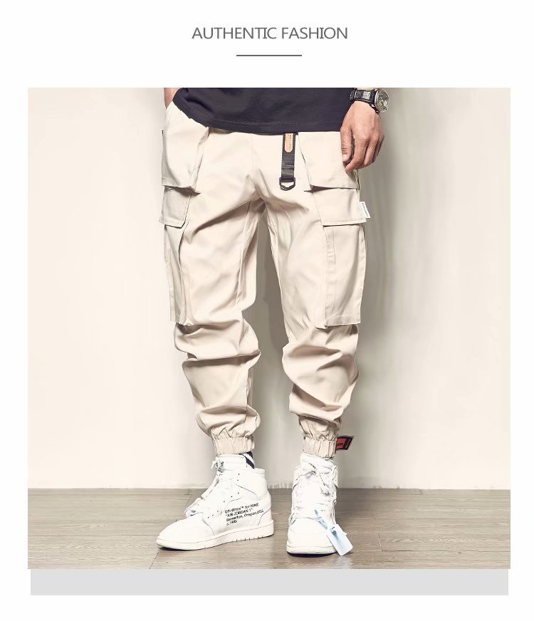 Quần dài trang trí túi hộp sành điệu cho nam