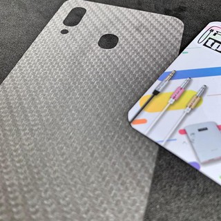 Dán mặt lưng Carbon Samsung A20 - A30