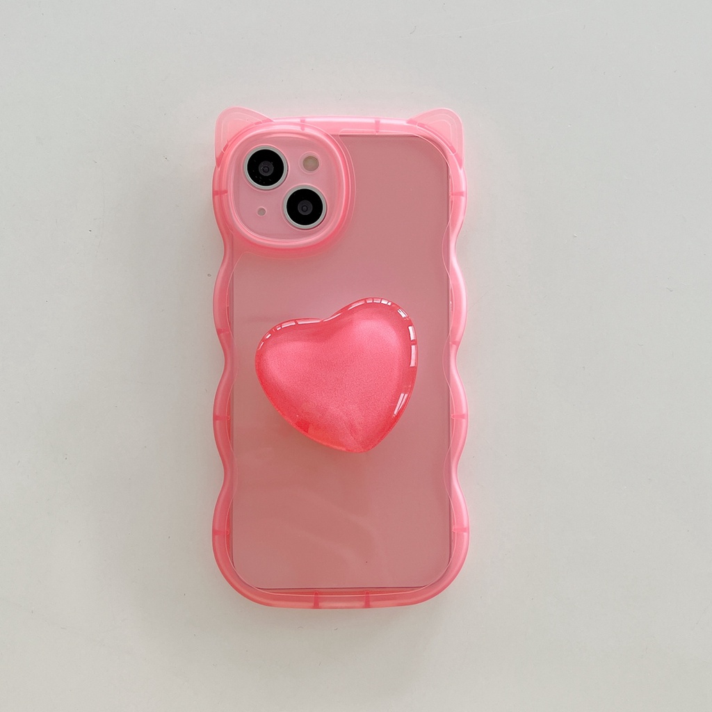 Ốp Điện Thoại Hình Tai Mèo Gắn Dây Đeo Cho Iphone 12 pro max 13 13 pro max11 pro max xs max xr x