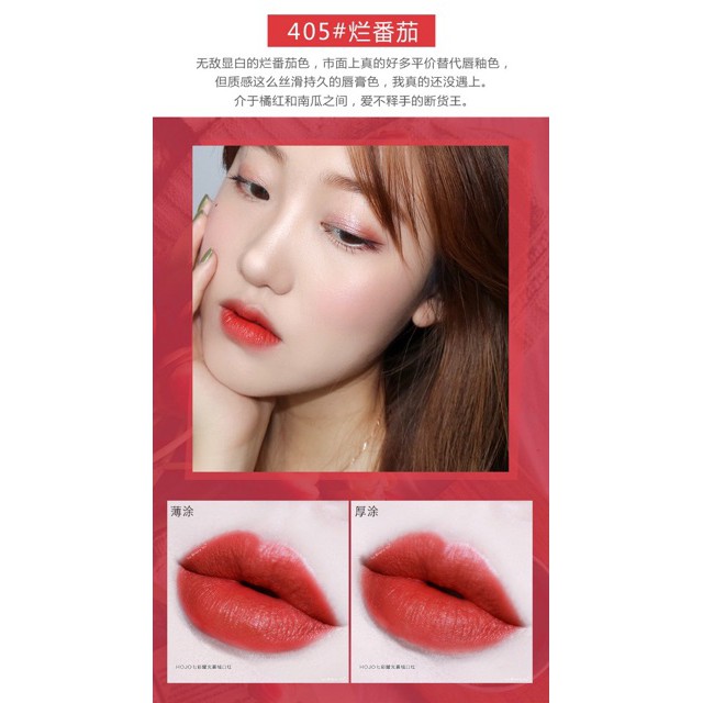 Son Sáp Hojo Velvet Bodacious Lip Pencil Hàng Nội Địa Trung