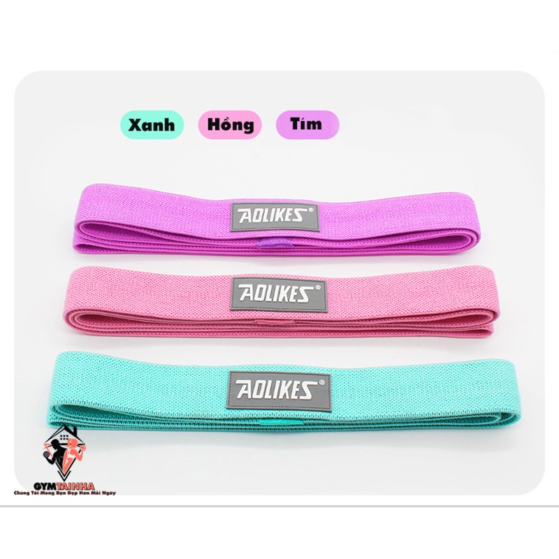 Bộ 3 Dây Power Band Vải Latex AOLIKES, Training Band AOLIKES, Dây Kháng Lực AOLIKES, Dây Kháng Lực Đa Năng Tập Gym&Yoga