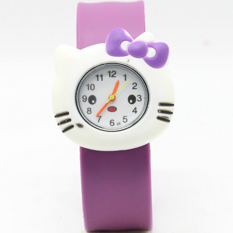 Đồng Hồ Dây Cao Su Hình Hello Kitty Cho Bé | BigBuy360 - bigbuy360.vn