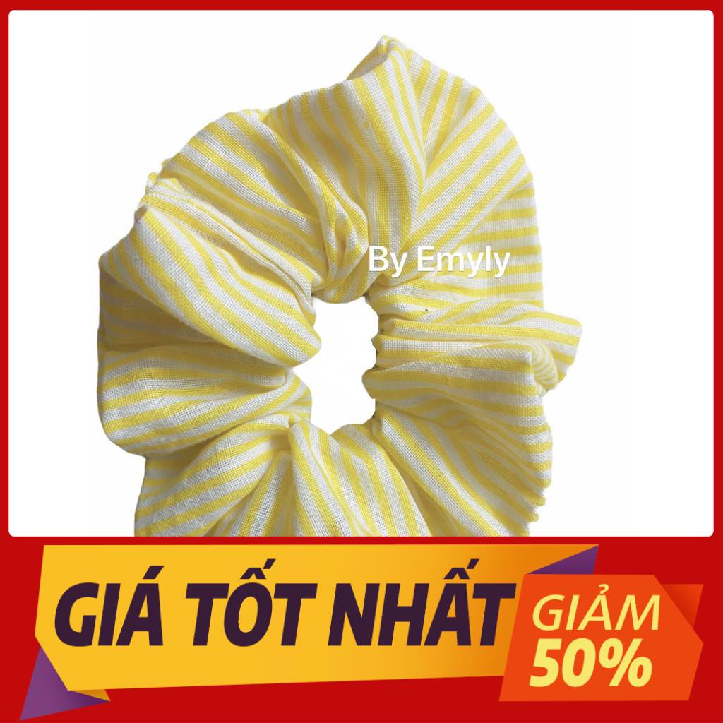 [Mã giảm giá: SCRUNCHIES giảm 5k khi mua từ 50k] Dây buộc tóc Scrunchies Handmade nhiều màu sắc