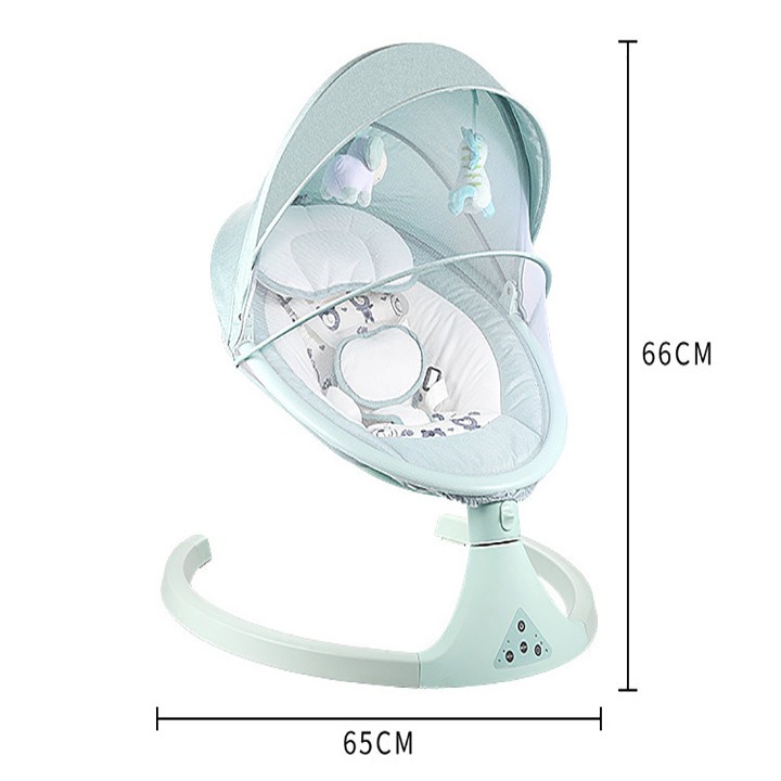 Nôi điện cho em bé tự động đu đưa, võng cho bé, cũi điện cho bé, có điều khiển