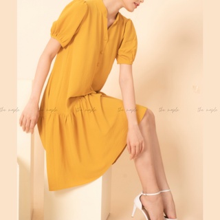 Đầm công sở đuôi cá THE MAPLE Vàng