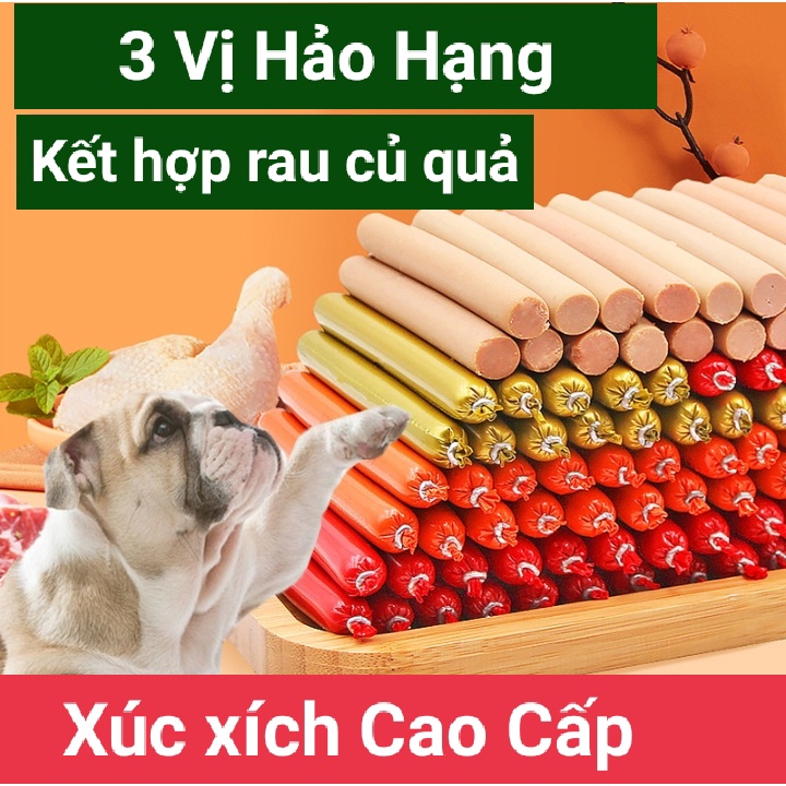 Xúc Xích Cho Chó Mèo Hamster Thú Cưng Dinh Dưỡng Giàu Vitamin, Đạm Masti - Hàng chuẩn Date mới Thơm ngon