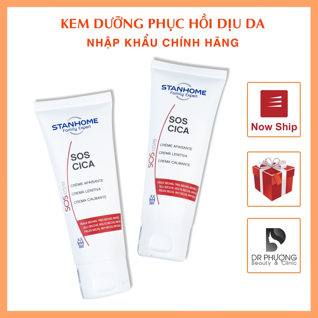 Kem Dưỡng Ẩm và Phục Hồi Cho Cơ Thể STANHOME SOS CICA