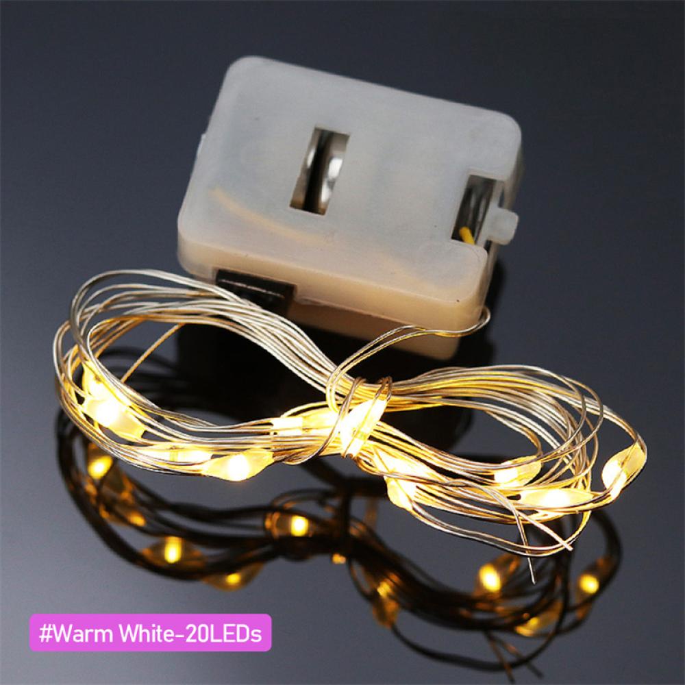Dây Đèn LED 1/2/3m Chống Thấm Nước Dùng Để Trang Trí Nội Thất Cho Giáng Sinh Halloween