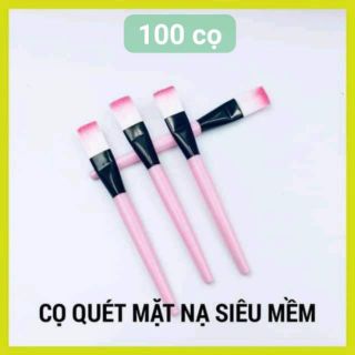Combo 100 cọ quét mặt nạ cán hồng 🌹