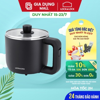 Nồi Điện Đa Năng Lock&Lock EJP116BLK (0.8 Lít) kèm khay trứng - BH 12 tháng - Hàng chính hãng - Gia Dụng Mall