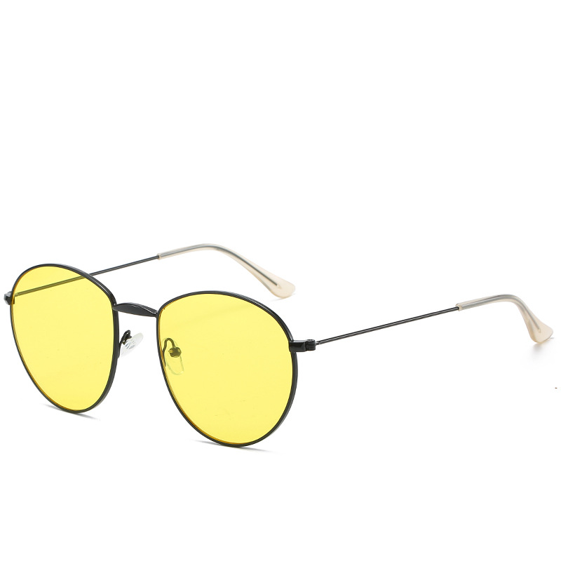 2021 new fashion multi color metal sunglasses