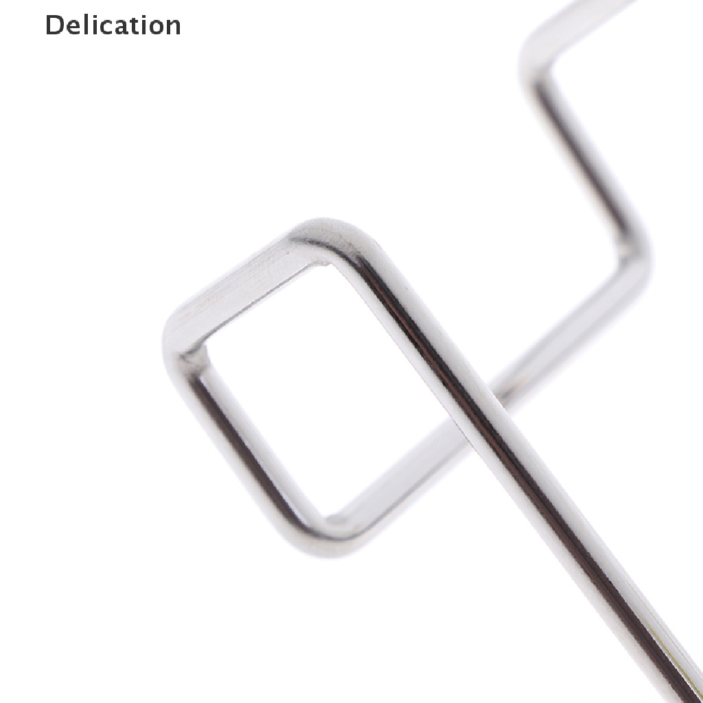 1 Móc Treo Đồ Hình Chữ S Đôi Bằng Thép Không Gỉ Tiện Dụng Cho Phòng Tắm / Nhà Bếp