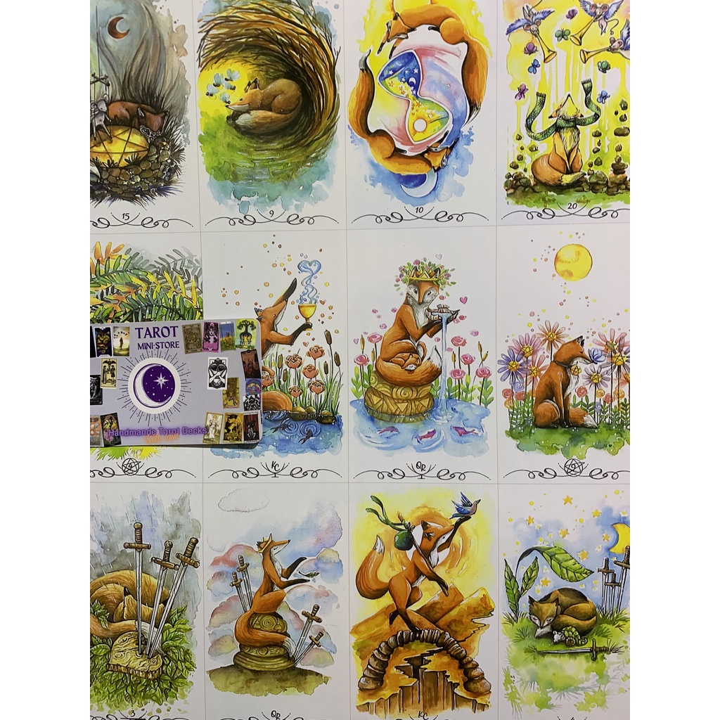 Bộ bài Tarot Renard size 7 x 12 cm