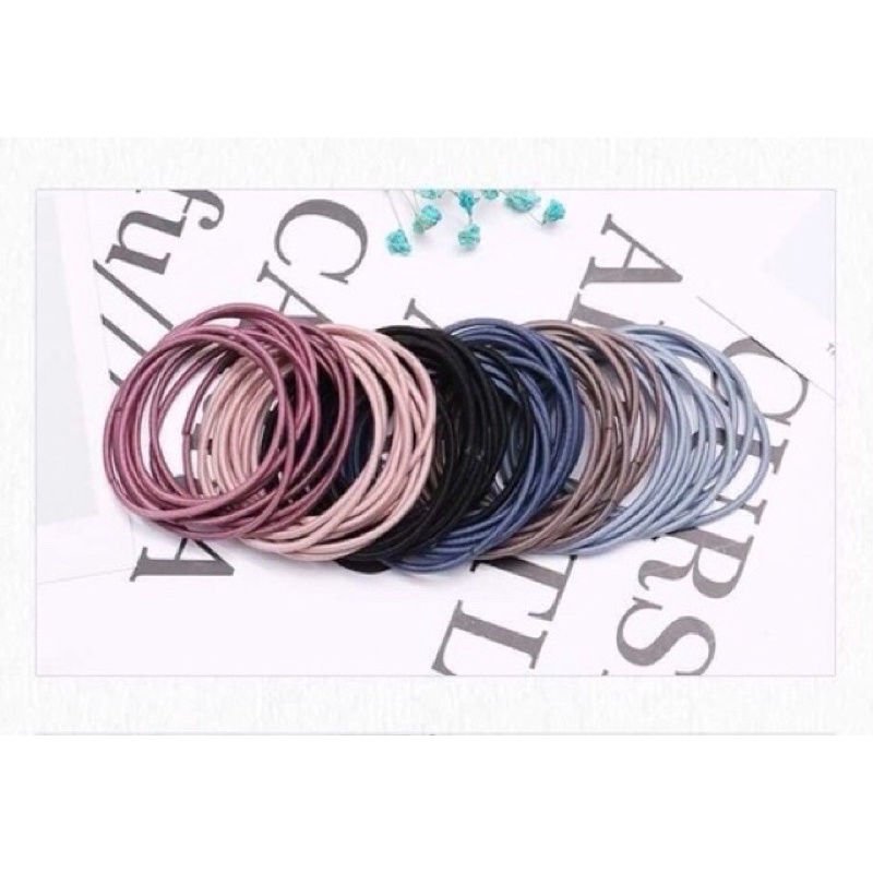 Túi 100 Dây Cột Tóc Mix Màu Cực Xinh